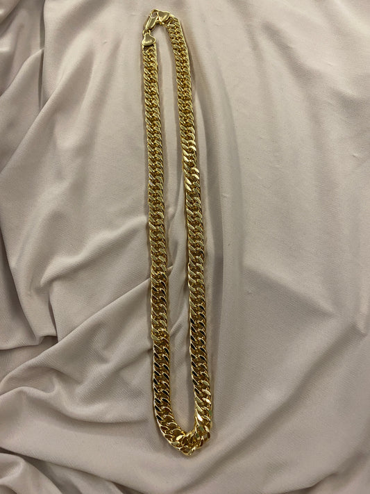 VALORE 14K ALTIN RENGİ KALIN GURMET ZİNCİR SET