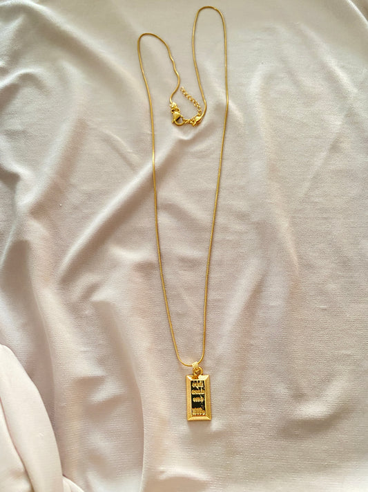 VALORE™ ÇELİK KÜLÇE ALTIN RENGİ KOLYE