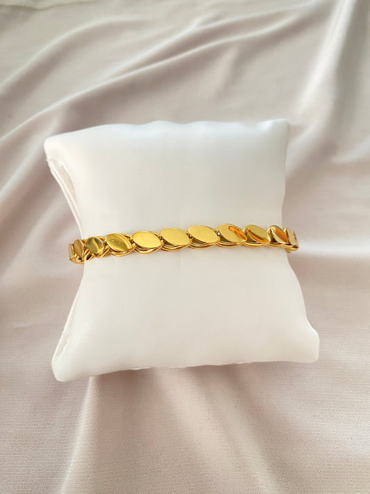 VALORE ÇELİK ALTIN RENGİ ARPA MODEL BİLEKLİK