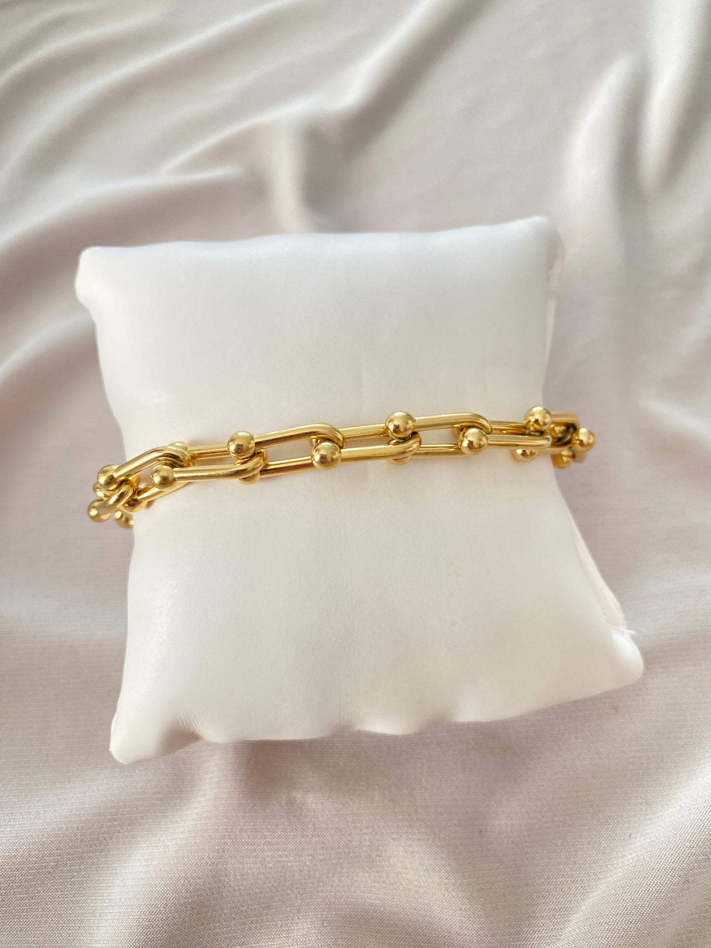 VALORE ÇELİK ALTIN RENGİ ZİNCİR BİLEKLİK